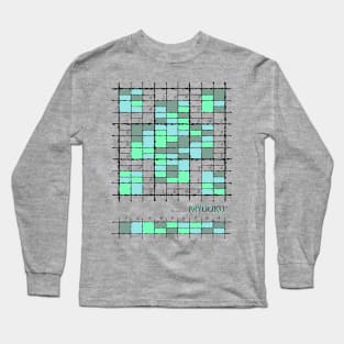 Mydoku_001_H001_006_F: Sudoku, Sudoku coloring, logic, logic puzzle, holiday puzzle, fun, away from screen Long Sleeve T-Shirt